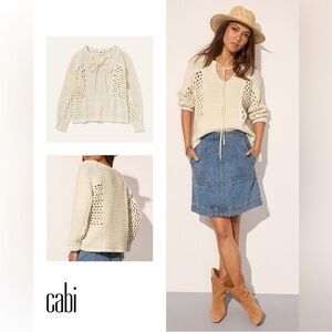 $149 Cabi 6596 Sandbar Pullover Xsmall EUC